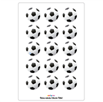 Stickers plancha pelotas Futbol 15s 1u